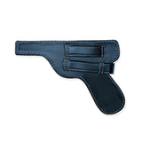 P08 Luger Open Summer Holster - Black Leather Pistolentasche